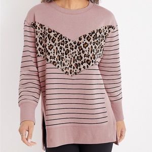 Maurices Sweatshirt Tunic Size: 0X